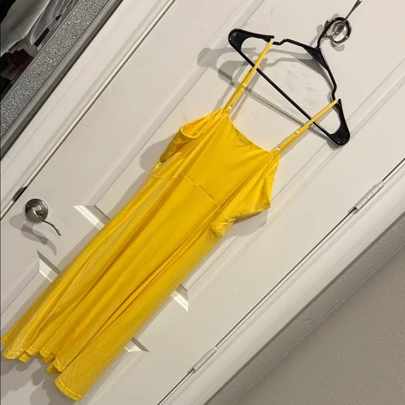 Berydress, Size XL, Yellow Button-Down Sundress - Picture 4 of 4